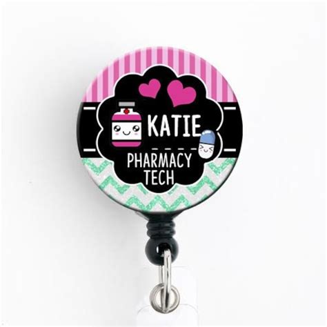 Pharmacy Tech Name Tag Etsy