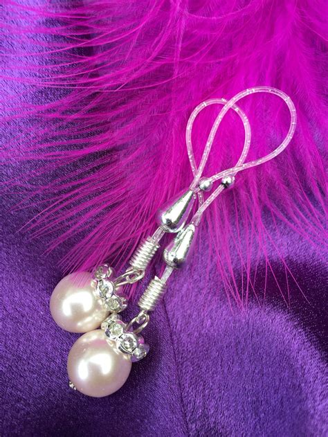Nipple Adornment Non Piercing Nipple Decoration Nipple Clamps - Etsy
