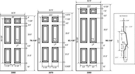 6-Panel Commercial Metal Doors | Embossed Steel Doors