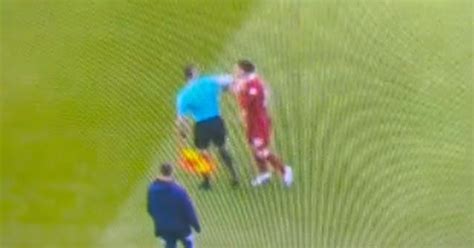 Andy Robertson Elbowed By Linesman As Liverpool Star