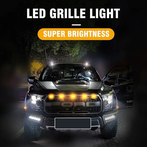 LED Truck Grill Lights: Unleash Robust & Stylish Illumination for Ford ...