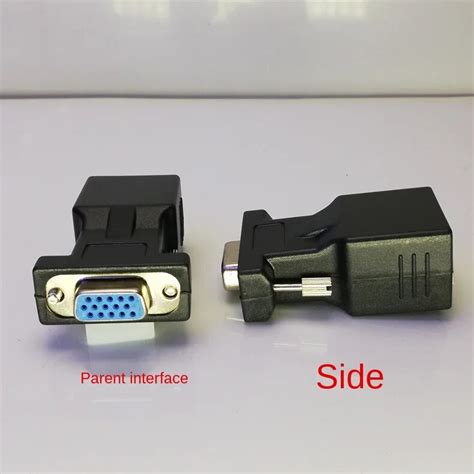 15pin Vga Female To Rj 45 Female Connector Card Vga Rgb Hdb Extender To Lan Cat5 Cat6 Rj45