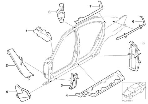 BMW 750Li Molded part column A right - 41217027404 | BMW of Monterey, Seaside CA