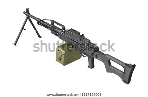 Russian Light Machine Gun Pecheneg 3d Stock Illustration 1817192006 ...