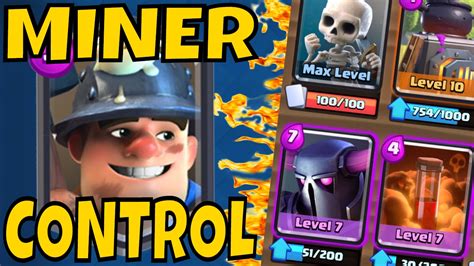 Best Miner Control Deck Kills The Meta W Pekka Clash Royale