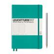 Caderno Pontilhado Leuchtturm A5 Esmeralda Caderno De Pequeno Formato