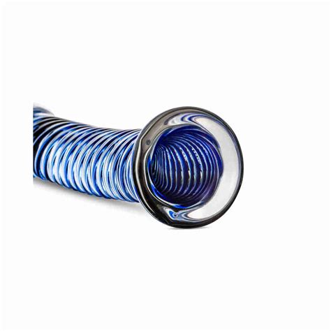 Textured Swirl G Spot Glass Dildo No 5 Love Toy Shopper