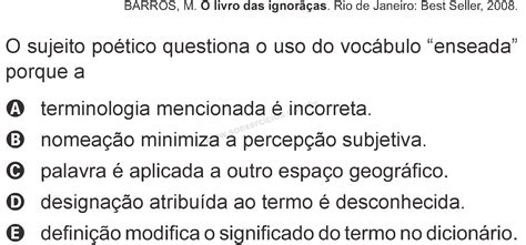 Questões Enem Figuras De Linguagem - 9