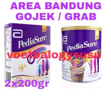 Jual PEDIASURE COKLAT TRIPLESURE VANILA COKELAT MADU CLASSIC MILKY 400