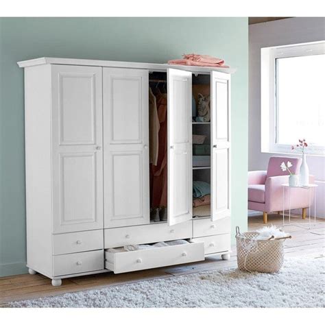 Armoire Pin Massif Penderie Ling Re Harold La Redoute Interieurs La