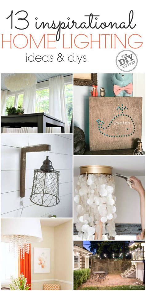 13 Great Home Lighting Ideas - The DIY Village