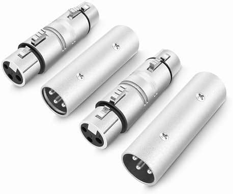 Amazon Cable Matters 2 Pack XLR Male To Male Adapter XLR Coupler