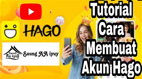 membuat akun hago youtube