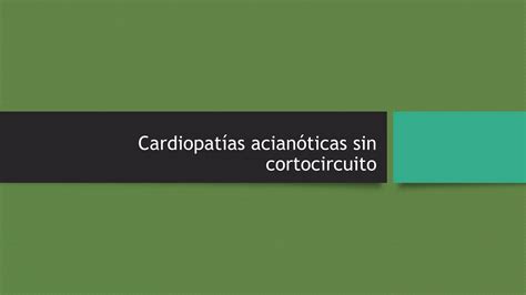 Cardiopatias Congenitas Del Adulto Ppt