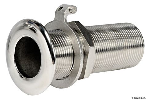 Длинный штуцер из нержавеющей стали 1"1/4 х 112 мм для слива в море ...