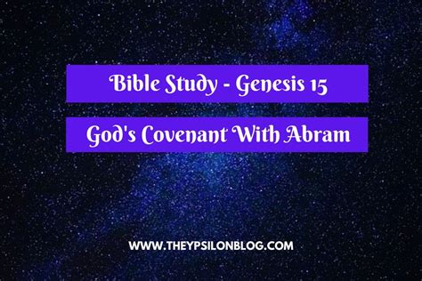 Gods Covenant With Abraham Genesis 15