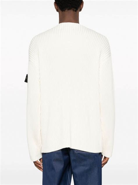 Compass Badge Chunky Knit Jumper Stone Island Eraldo Kr