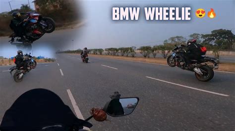 Insane Wheelies On Bmw S1000rr Ft Ayush Verma Youtube