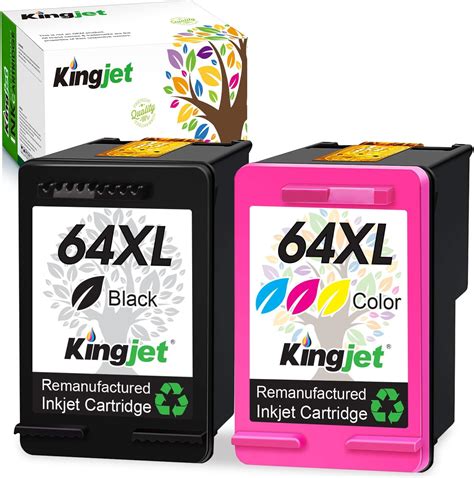 Amazon Kingjet Remanufactured Ink Cartridge Replacement For Hp