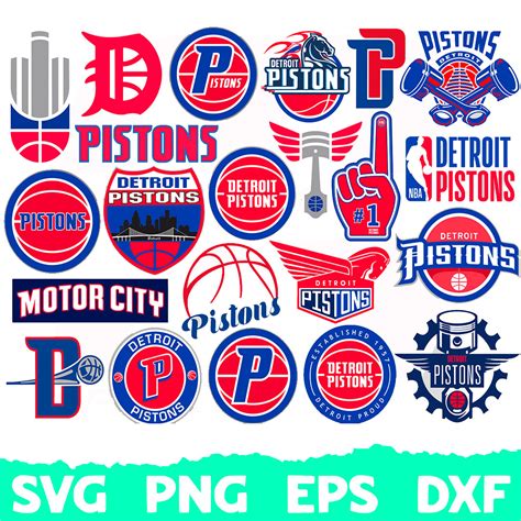 Detroit Pistons Svg Basketball Team Svg Basketball Svg Nb Inspire