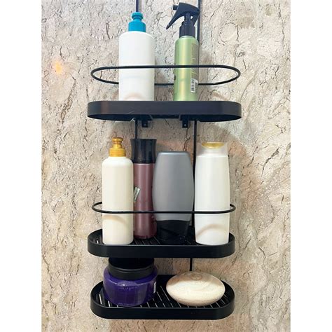 Suporte Para Box De Banheiro Shampoo - Suporte Porta Shampoo Com Saboneteira Para Box De Banheiro Aramado ...