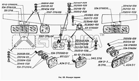 ГАЗ ГАЗ-3306 Фонари задние-122