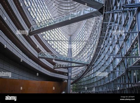 Interior of Tokyo International Forum, Tokyo, Japan Stock Photo - Alamy