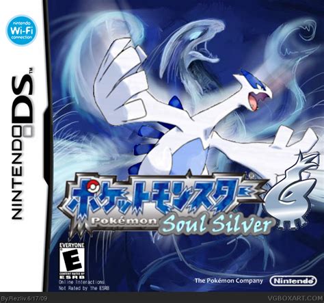 Pokemon Soulsilver Version Nintendo Ds Box Art Cover By Rezliv