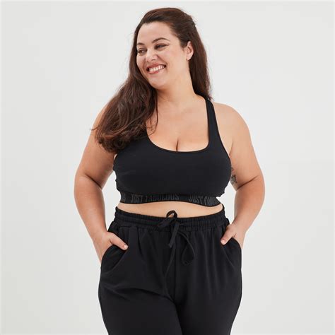 Soutien Gorge Brassière Dos Nageur Noir Femme Grande Taille La Halle