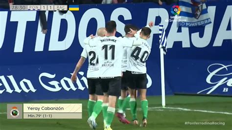 Resumen Y Goles De La Ponferradina Vs Racing De La Liga Smartbank As