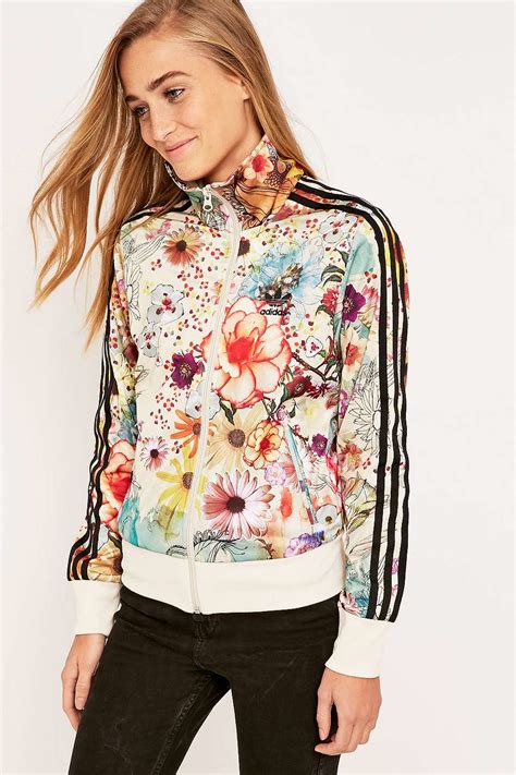 Adidas Originals Floral Track Top Lyst