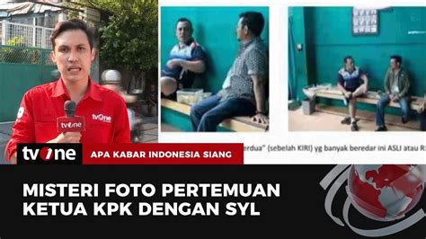 Foto Pertemuan Firli Bahuri Dengan Syl Di Gor Tangki Beredar Apa Yang