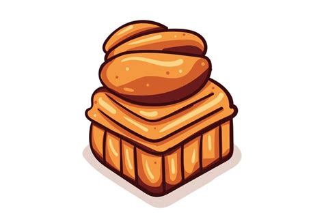 Premium Photo Sweet Cake Vector Illustration Dessert Food Symbol