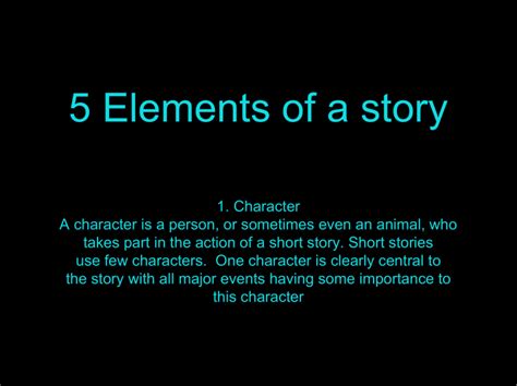 5 Story Elements