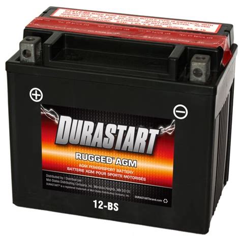 DuraStart Supercrank Select AGM Powersport Battery 12 BS