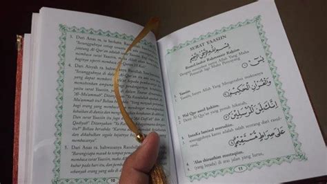 Surat Yasin Dan Tahlil Latin Lengkap Dengan Keutamaan Dibaca Malam