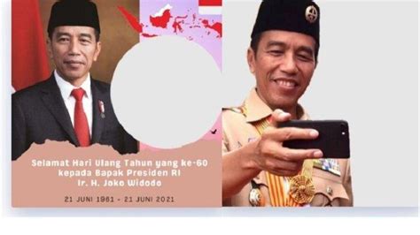 10 Twibbon Ucapan Selamat Ulang Tahun Jokowi Ke 60 Bisa Dibagikan Di