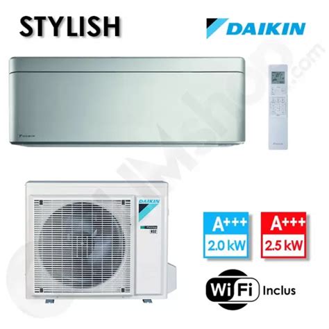 Climatiseur Daikin Stylish FTXA20CS Et RXA20A Argent Silver