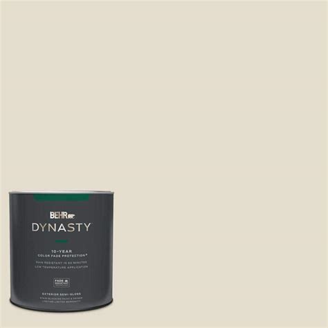 BEHR DYNASTY 1 Qt MQ3 40 Varnished Ivory Semi Gloss Exterior Stain