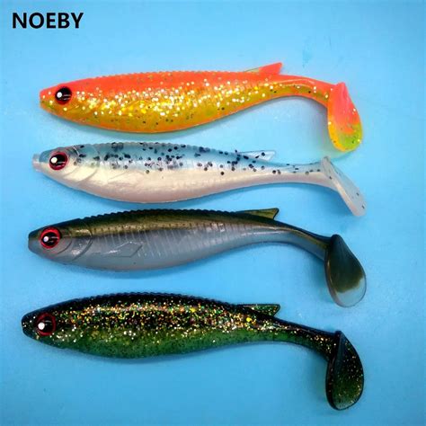 Noeby Pcs Lot Soft Lure Fishing Lure G Cm Colors Baits Shad Fish