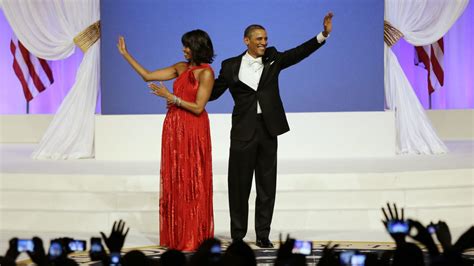 Michelle Obama Wears a Second Inaugural Ball Gown by Jason Wu