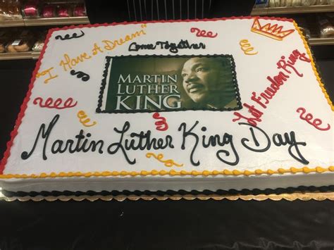 MLK Jr. Cake | Mlk jr, Mlk, Bakery design