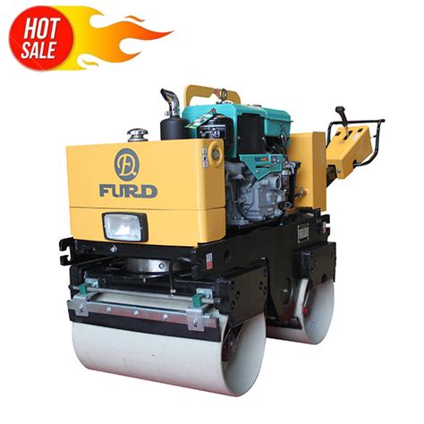 Walk Behind Roller Compactor Double Smooth Drum Vibratory Roller Fyl