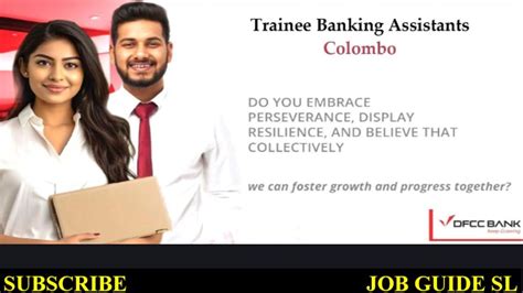 Banking Assistant Job Vacancy Sri Lanka Dfcc Bank Vacancy Private