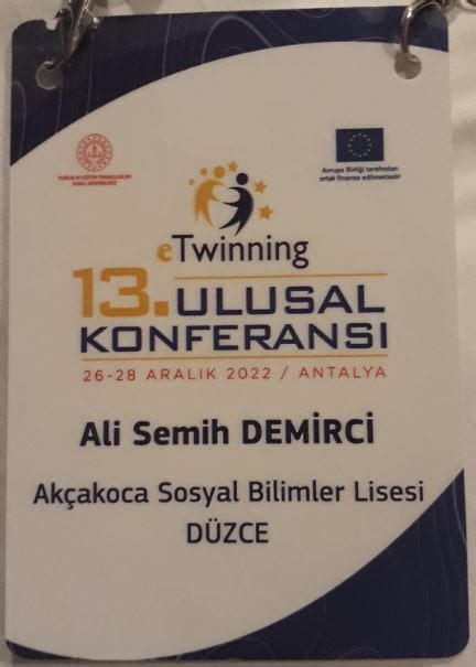 Etwinning Ulusal Konferansi Retmen N Katilimiyla Antalyada