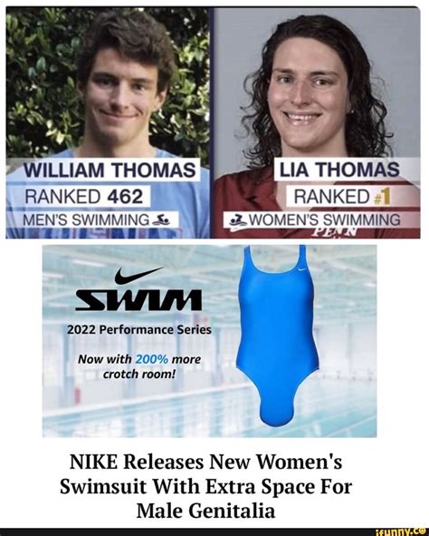 ILLIAM THOMAS LIA THOMAS RANKED 462 RANKED MEN'S SWIMMING Xe I WOMEN'S ...