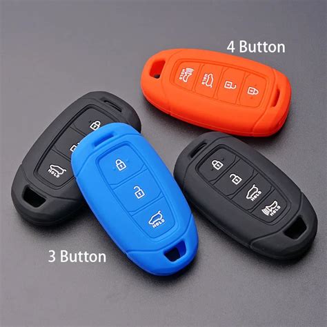 Silicone Chave Fob Caso Capa Escudo Conjunto Para Hyundai I30 Ix35