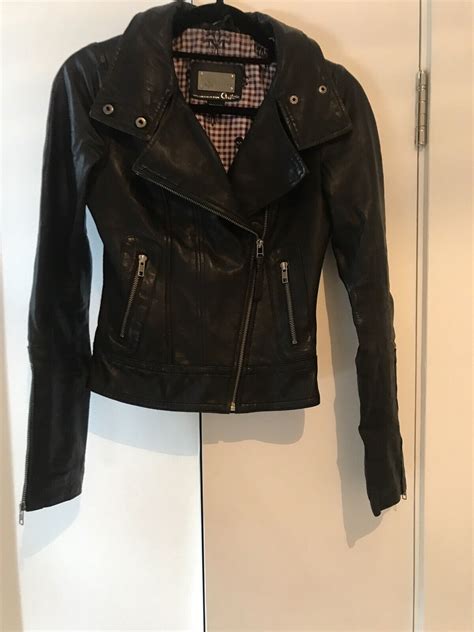 Mackage Aritzia Lamb Skin Leather Jacket Kenya Xxs Bl Gem