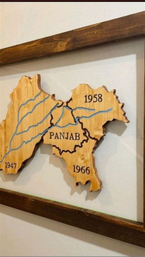 Punjab Old Map | Vintage Map and Sikhism Beliefs