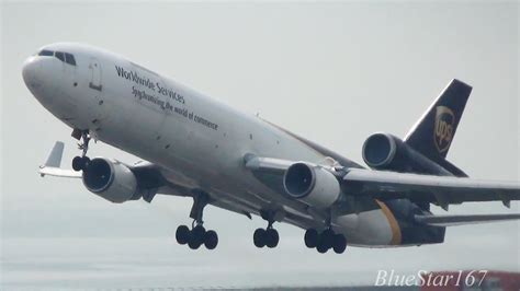 United Parcel Service UPS McDonnell Douglas MD 11F N286UP Takeoff